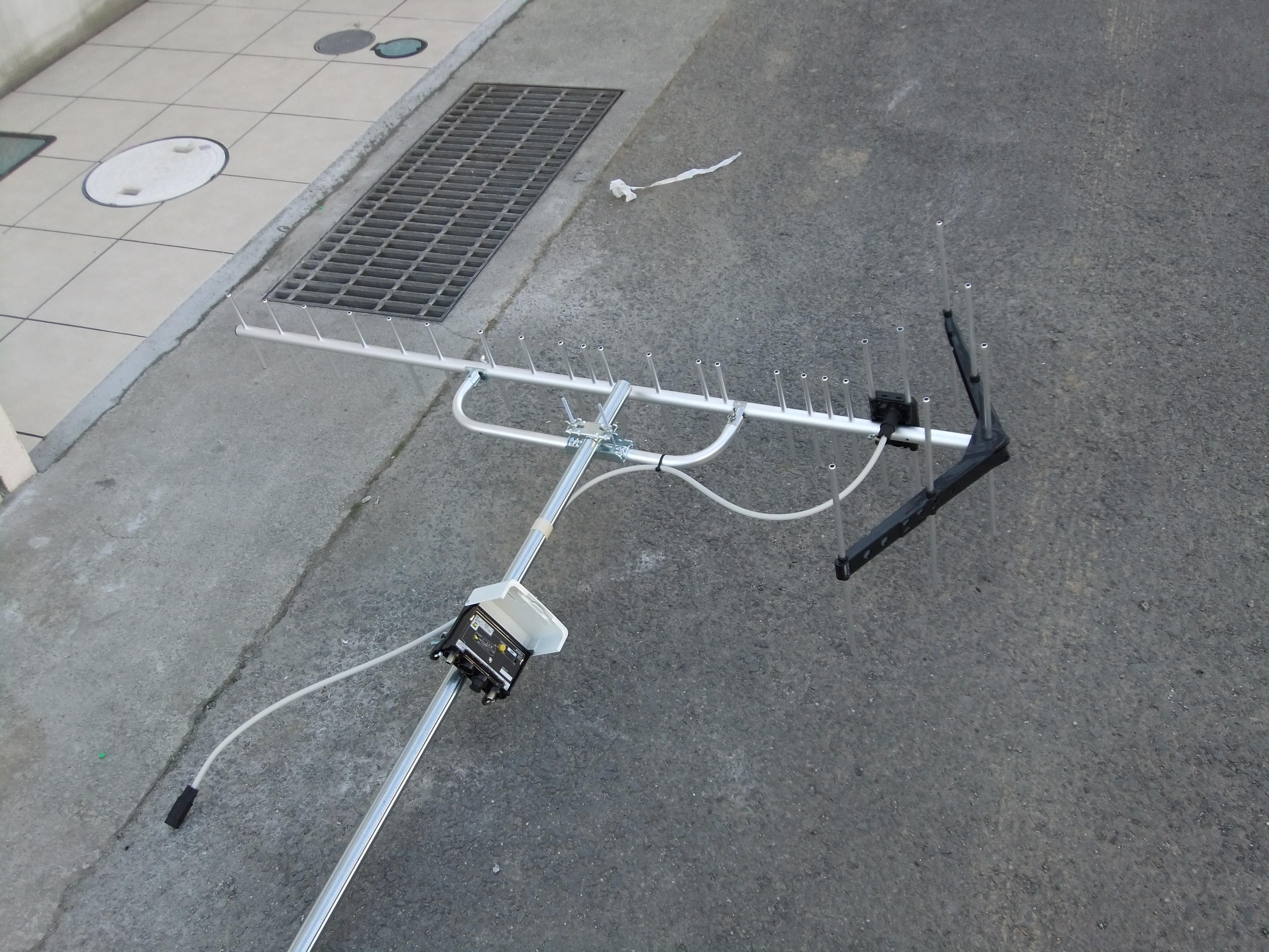 小田原市 Y様邸 地デジアンテナ工事